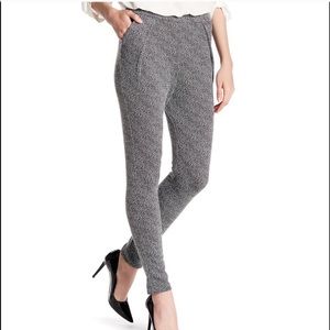 Necessary Objects Jacquard Knit Slim Trousers M Gray